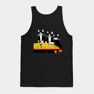 Cats playing poker Tank Top